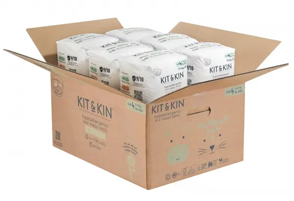 Scutece chilotel Hipoalergenice Eco KitKin Pull Up Maxi 132 buc Marimea 4