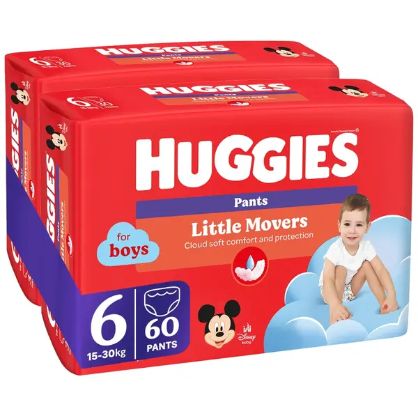 Scutece chilotel Huggies Pants Jumbo, Nr 6, Boy, 15-30 kg, 60 buc