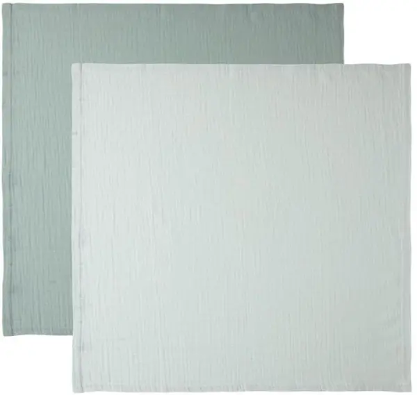 Scutece finet Bebe-Jou - Pure Cotton Green, 70 х 70 cm, 2 buc
