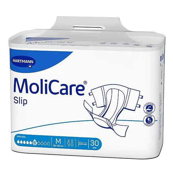 Scutece incontinenta severa adulti MoliCare Slip Extra Plus, marime M, Hartmann | 30 bucati