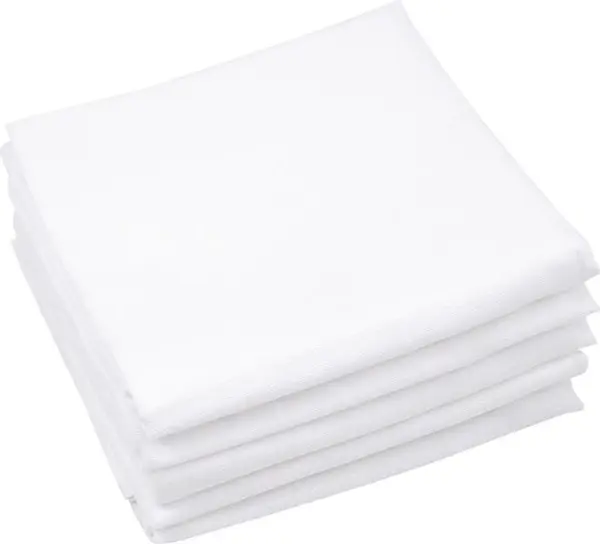Scutece muselina albe 5set 70x70cm Hausmann