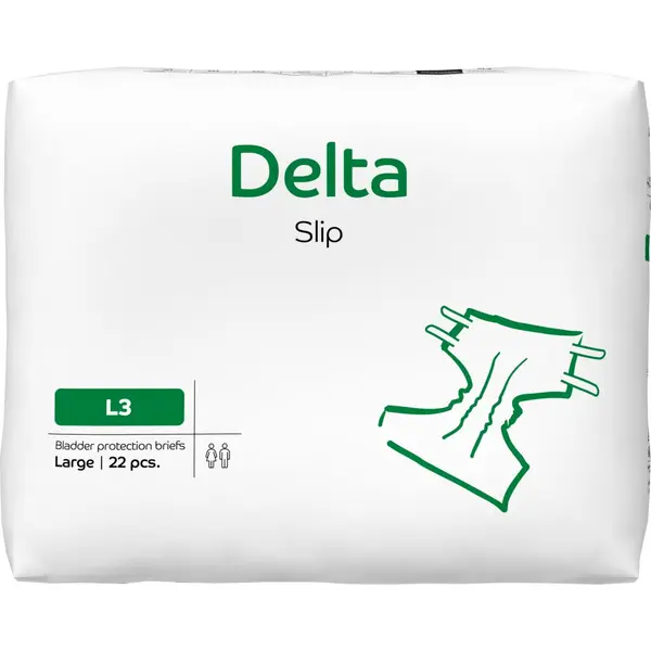 Scutece pentru adulti L3 3200ml Delta Slip, 22 bucati, Abena