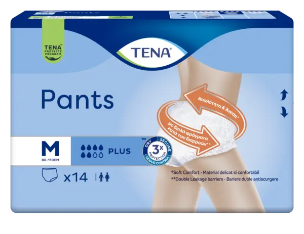 Scutece pentru adulti Pants Plus M, 14 bucati, Tena