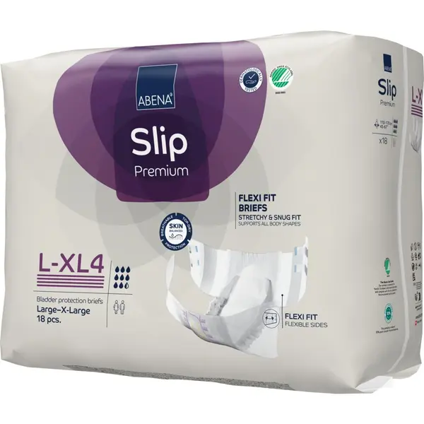 Scutece pentru adulti Premium Flexi Fit L-XL4 cu absorbtie 3800ml, 18 bucati, Abena