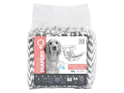 Scutece pentru caini, femela, M-PETS, marime XL