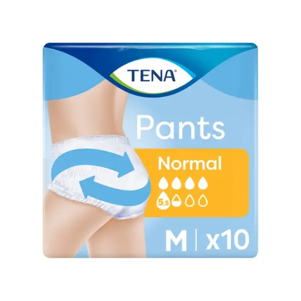Scutece tip chilot pentru adulti Pants Normal, M, 10 bucati, Tena