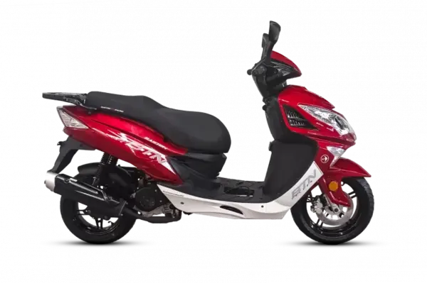 Scuter Barton Falcon 125cc, culoare rosu