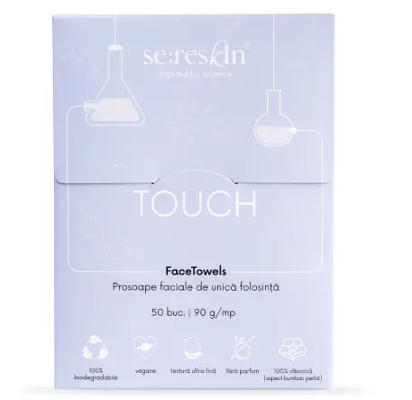 Se:Reskin Touch Face Towels – Prosoape faciale de unică folosință 50 bucati