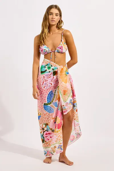 Seafolly fustă de plajă pentru femei Beach Boheme Sarong