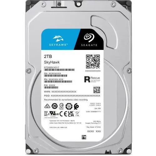 Seagate Hard Disk Server Seagate SkyHawk Surveillance, 6TB, SATA3, 256MB, 3.5inch