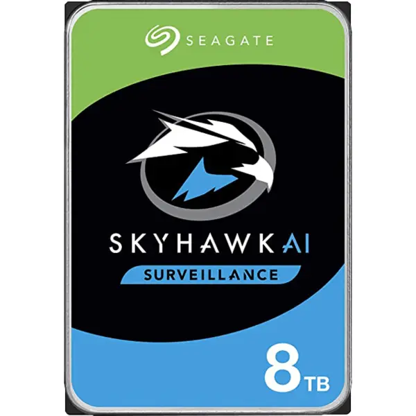 Seagate SEAGATE Surveillance AI Skyhawk 8TB HDD SATA 6Gb/s 256MB cache 8.9cm 3.5inch