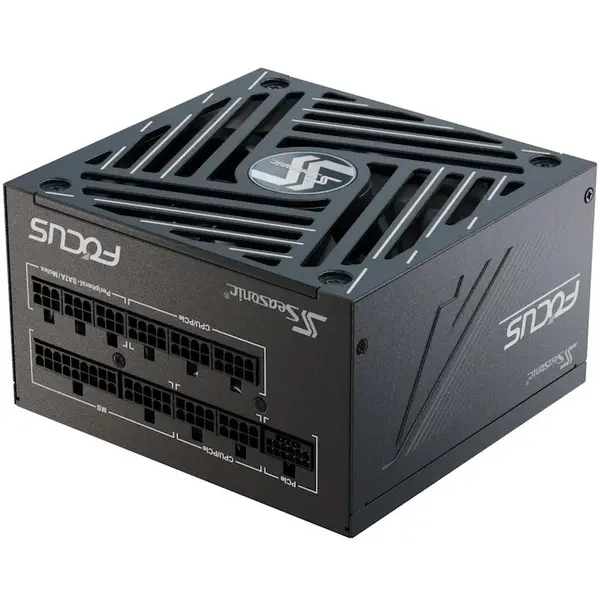 SEASONIC Sursa Seasonic FOCUS GX ATX 3 (2024), 80 Plus Gold, 850W, 12VHPWR, ATX 3.1, Full Modulara, Negru