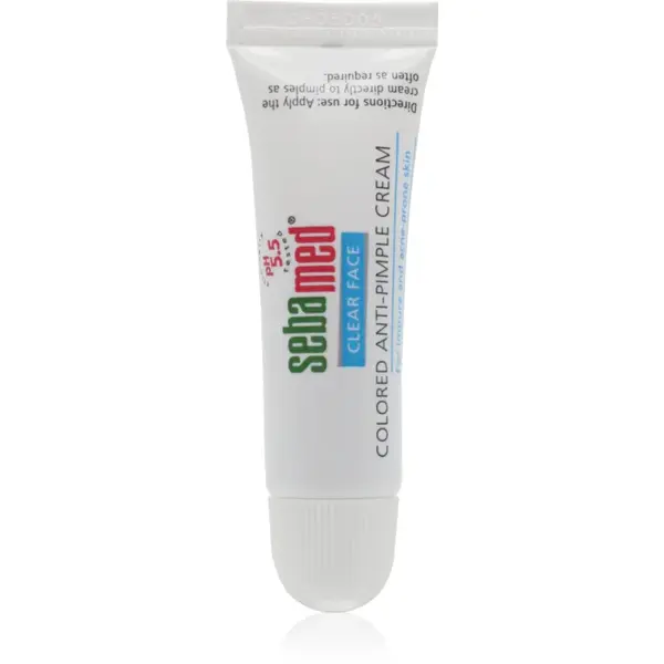 Sebamed Clear Face Colored Anti-Pimple Cream crema tonifianta impotriva acneei 10 ml