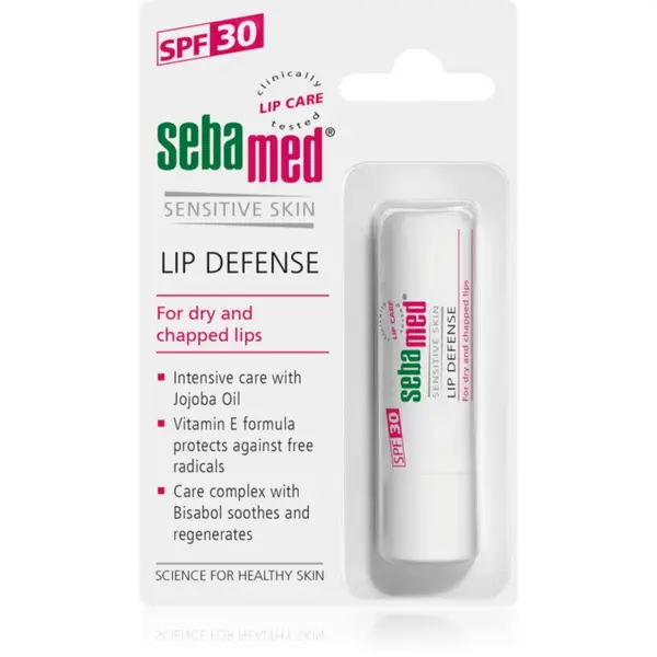 Sebamed Sensitive Skin Lip Defense balsam protector de buze SPF 30 4.7 g