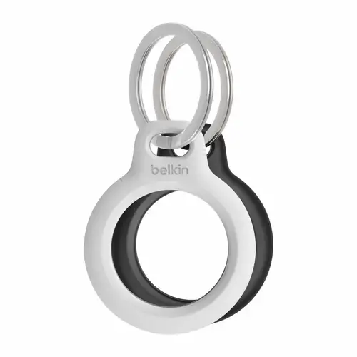 Secure Holder & Keyring Belkin - Airtag - 2 Pack (Negru/Alb)