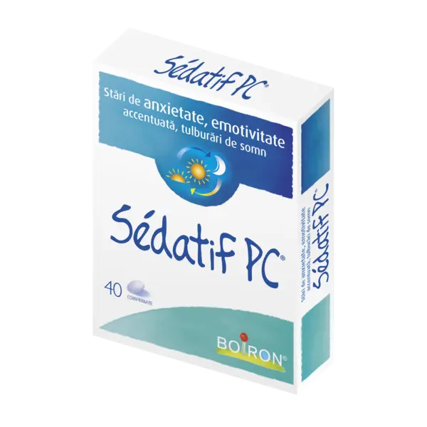 Sedatif PC, 40 comprimate, Sedatif PC, Sedatif PC, Boiron | 40 comprimate