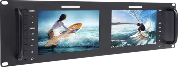 Seetec monitor D71-H (Dual 7" 3RU)2*7 inch