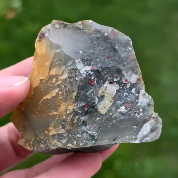 Seftonit piatra sangelui bruta model 16