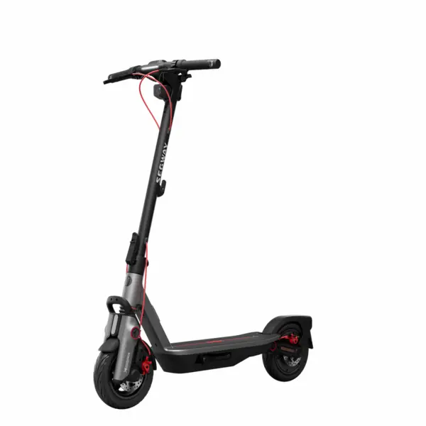 Segway Trotineta Electrica Segway Ninebot eKickScooter F3 Pro E, Smart TFT Display, Viteza max 25Km/h, Motor 1200W, Autonomie max. 70 Km, Suspensie Hidraulica Fata , Roti 10 inch, Negru