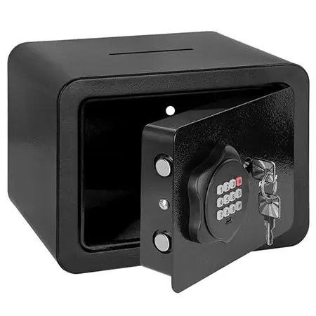 Seif Electronic Casnic PIN Si Cheie Rebel RB-7001