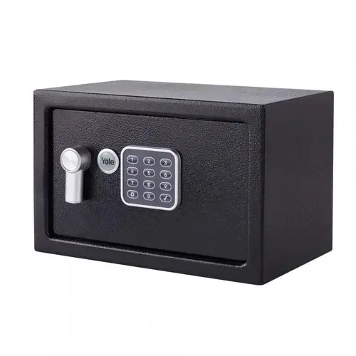 Seif Yale Standard Rezidential YSV/250/DB2, otel, tastatura digitala programabila, orificii pentru fixare si bolturi de prindere incluse