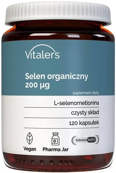 Seleniu, 200 µg, 120 capsule, Vitaler's