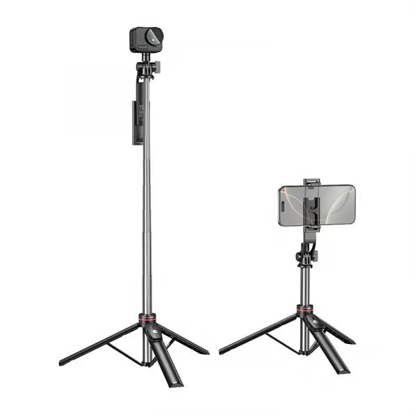 Selfie Stick Bluetooth Borofone BY15 Throne, 4.5inch - 7inch, Negru