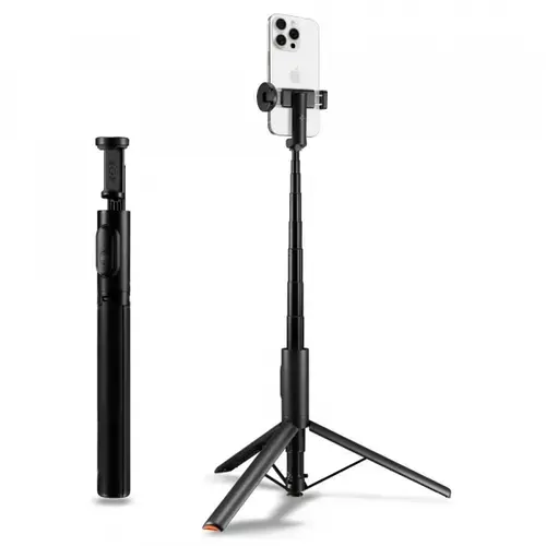 Selfie Stick Bluetooth Spigen S541W, Universal, AMP09336, Negru