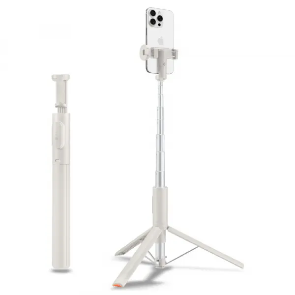 Selfie Stick Bluetooth Spigen S541W, Universal, Bej AMP09337