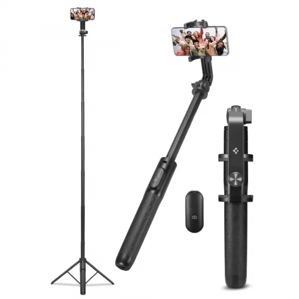Selfie Stick Bluetooth Spigen S560W, Universal, Negru
