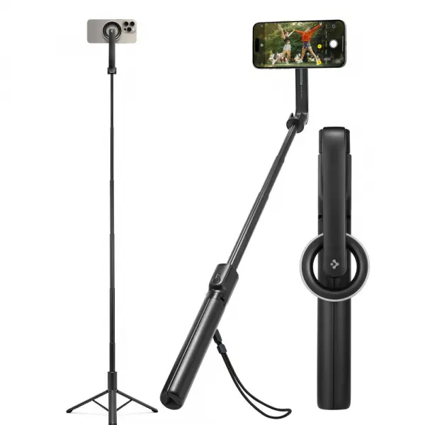 Selfie Stick Bluetooth Spigen S580W, Universal, Negru