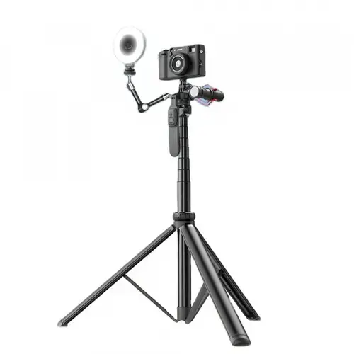 Selfie Stick Bluetooth Techsuit C05, Universal (Negru)