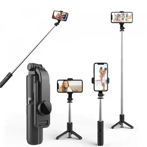 Selfie Stick Bluetooth Techsuit L11, Universal (Negru)