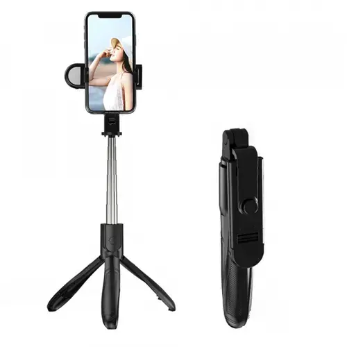 Selfie Stick Bluetooth Techsuit S01-S, Universal (Negru)