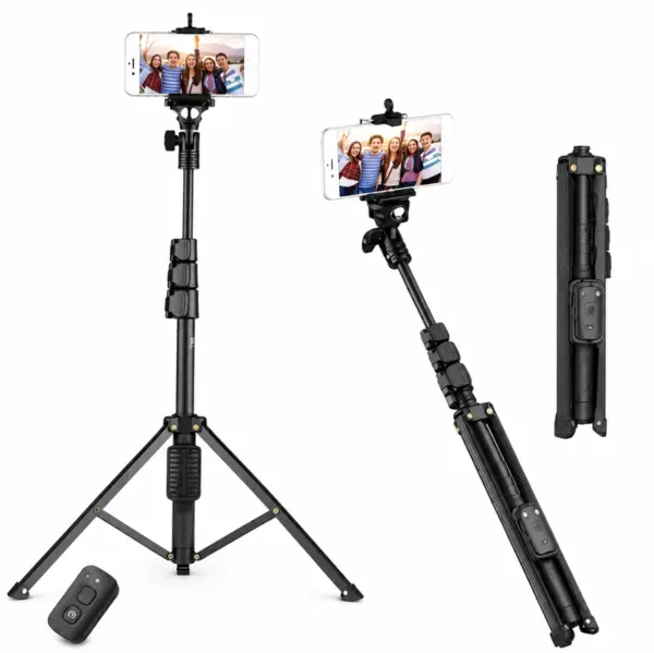 Selfie Stick cu Trepied si telecomanda ANDOWL Model: Q L1388