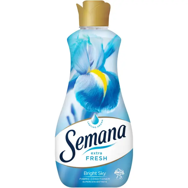 Semana Balsam de rufe, 1.5 L, 75 spalari, Extra Fresh Bright Sky