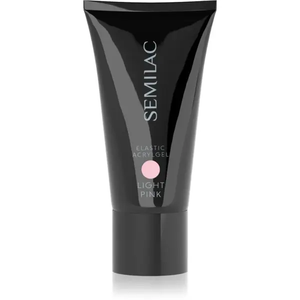 Semilac Elastic Acrylgel gel acrilic pentru unghii culoare Light Pink 30 g