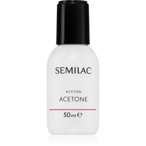Semilac Liquids acetonă pentru a îndepărta gelul de pe unghii 50 ml