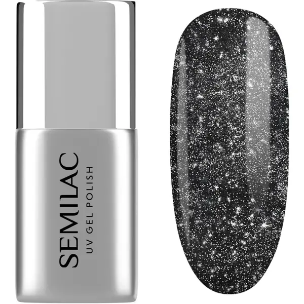 Semilac UV Gel Top Flash ON strat de acoperire pentru protecție perfectă și strălucire intensă culoare T21 7 ml
