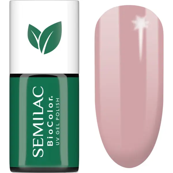 Semilac UV Hybrid BioColor unghii cu gel folosind UV / lampă cu LED culoare 714 Rosy Seashell 7 ml