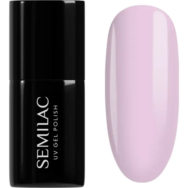 Semilac UV Hybrid Inner Glow lac de unghii sub forma de gel culoare 966 Lavender Haze 7 ml