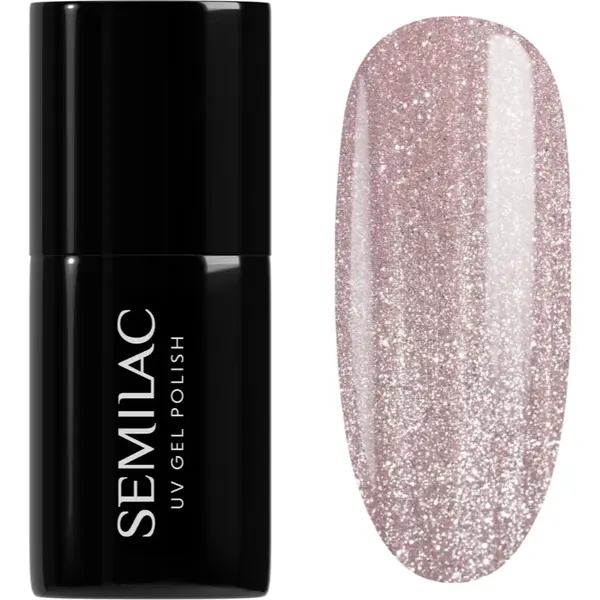 Semilac UV Hybrid Inner Glow lac de unghii sub forma de gel culoare 962 Magnetic Mocha (Cat Eye) 7 ml