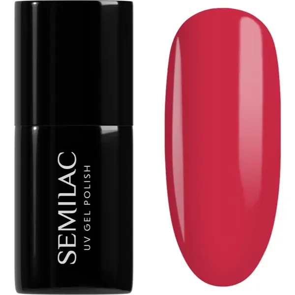 Semilac UV Hybrid Inner Glow lac de unghii sub forma de gel culoare 968 Cherry Pop 7 ml