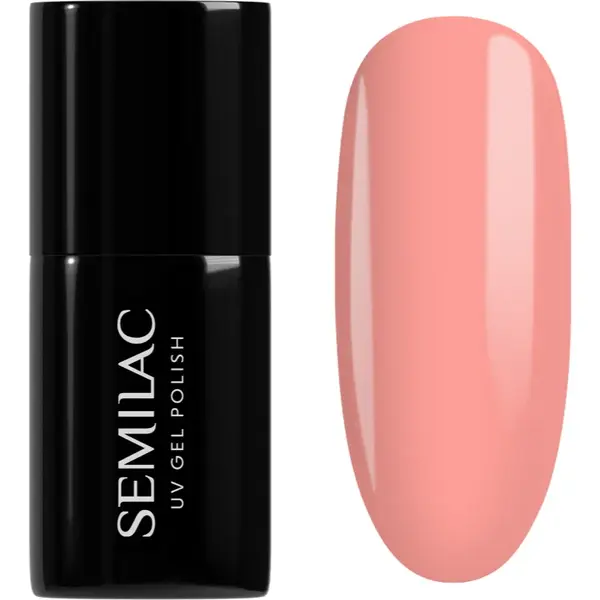 Semilac UV Hybrid Inner Glow lac de unghii sub forma de gel culoare 971 Peach Please 7 ml