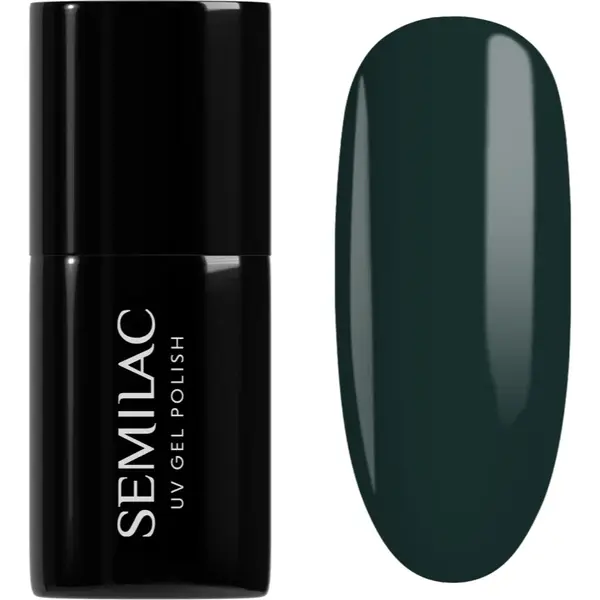 Semilac UV Hybrid Into Her Tenderness lac de unghii sub forma de gel culoare 422 Deep Forest Green 7 ml
