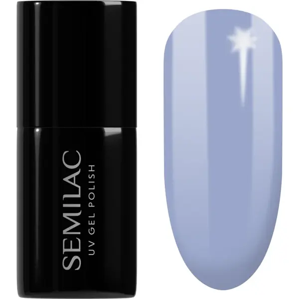 Semilac UV Hybrid Pastel Neons unghii cu gel folosind UV / lampă cu LED culoare 603 Summer Sky 7 ml