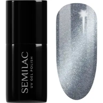Semilac UV Hybrid Silk Effect unghii cu gel folosind UV / lampă cu LED