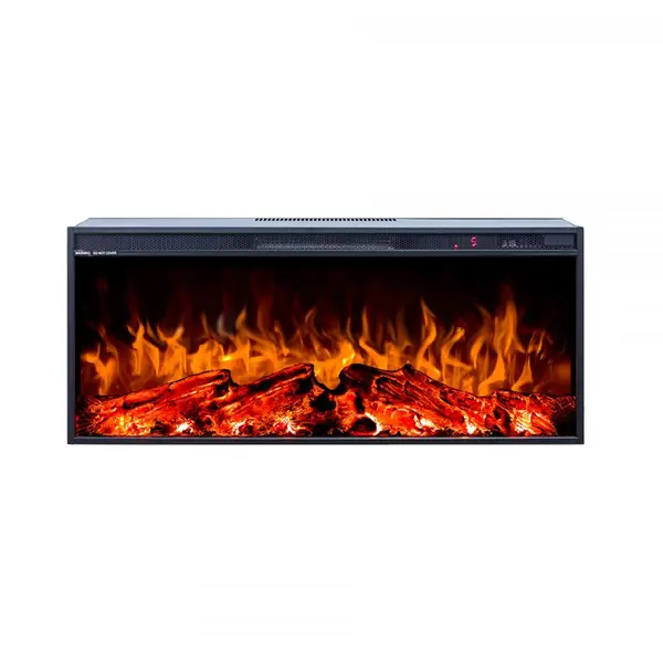 Semineu electric incorporabil Tasmania, Art Flame, 5 niveluri a intensitatii flacarilor, Timer, Telecomanda