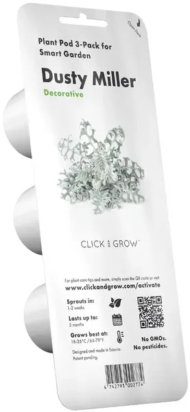 Semințe Click and Grow - Senecio bicolor, 3 rezerve