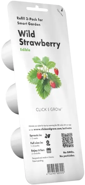 Semințe Click and Grow - Wild strawberry, 3 rezerve